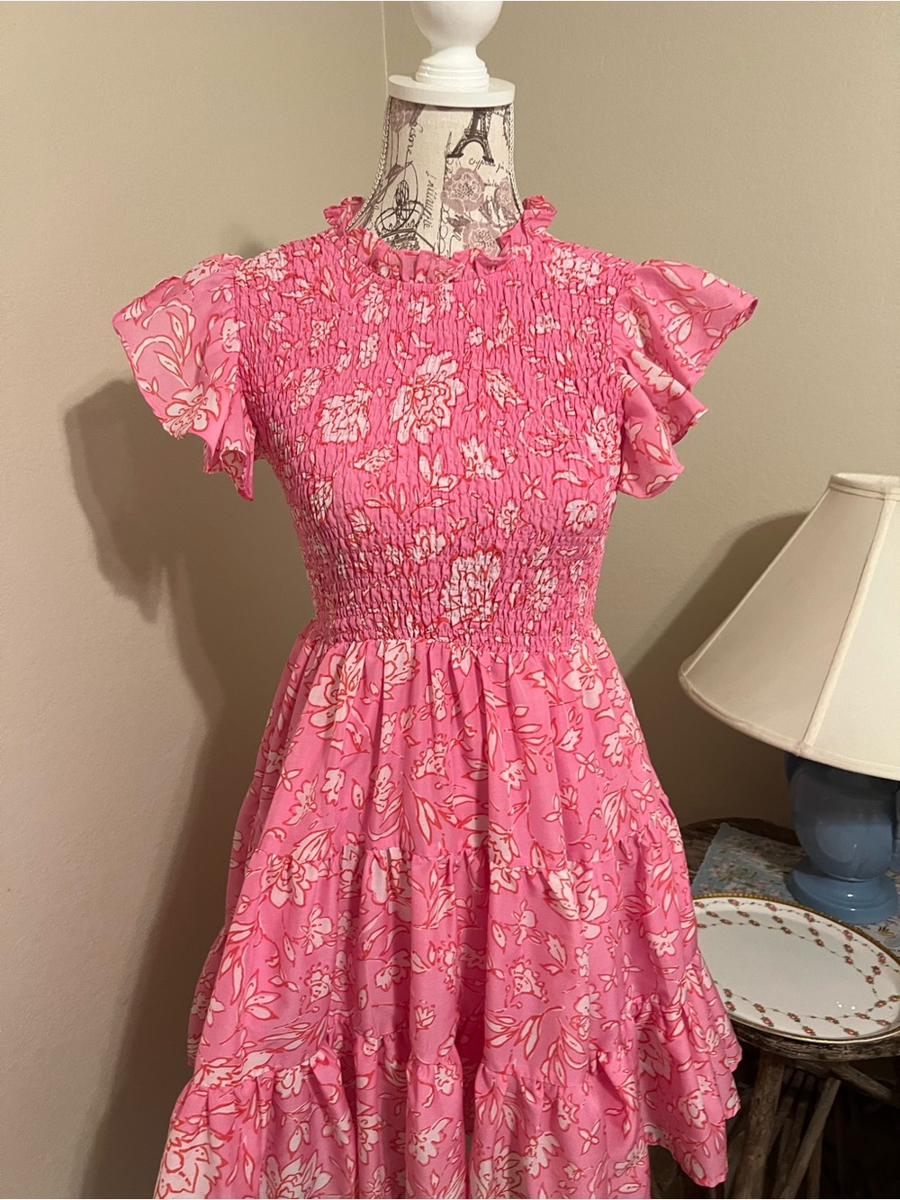 j marie ‘The Rosie’ ruched mini dress